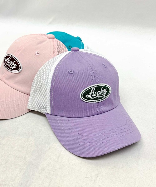 BAYBLO キャップ 帽子 (KS)キッズワッペンツイルメッシュ