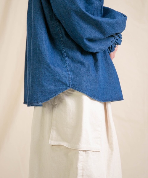 Brocante ブラウス シャツ 「Brocante / ブロカント」 5ozデニム