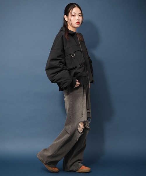 PBLIM ブルゾン アウター PBLIM/BIGポケットブルゾン レディース