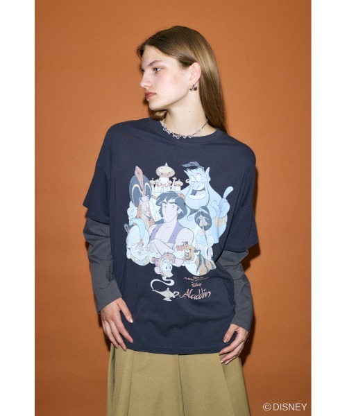 新品 Disney series created by MOUSSY カットソー Disney SERIES CREATED by MOUSSY | MD OT VTG POSTER BD T
