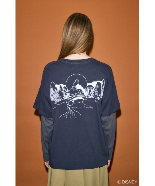 Disney SERIES CREATED by MOUSSY tシャツ MD OT LAYERED ロング