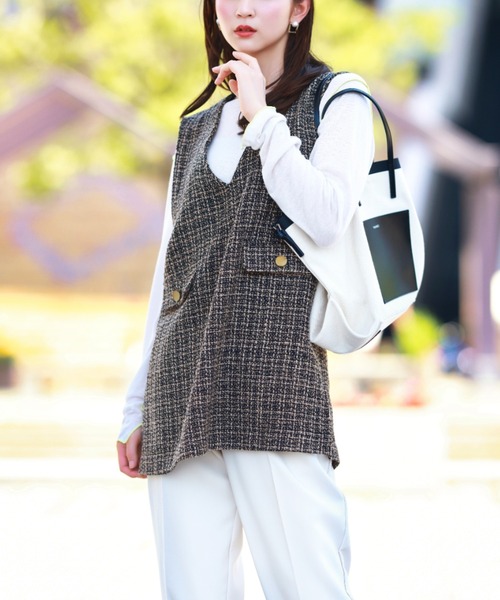 Tuche ベスト ジレ Tuche/トゥシェ ハレの日style ミックス
