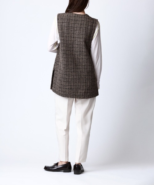 ツイードジレベスト Tuche ベスト ジレ Tuche/トゥシェ ハレの日style ミックス