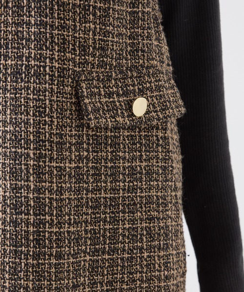 ベスト ジレ Tuche/トゥシェ ハレの日style ミックスツイード ベスト レディース Tuche ベスト ジレ Tuche/トゥシェ ハレの日style ミックス