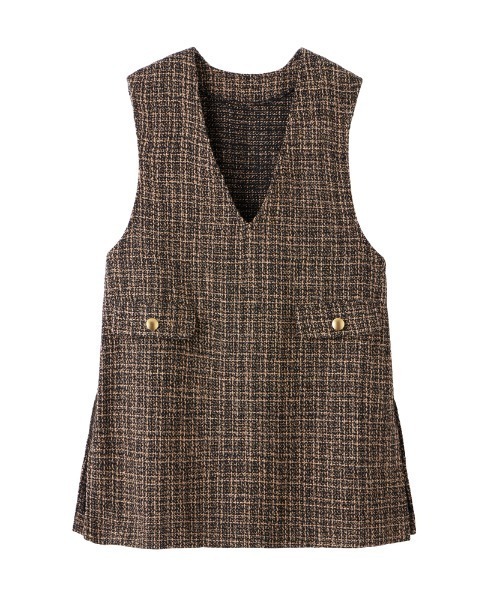 Tuche ベスト ジレ Tuche/トゥシェ ハレの日style ミックス