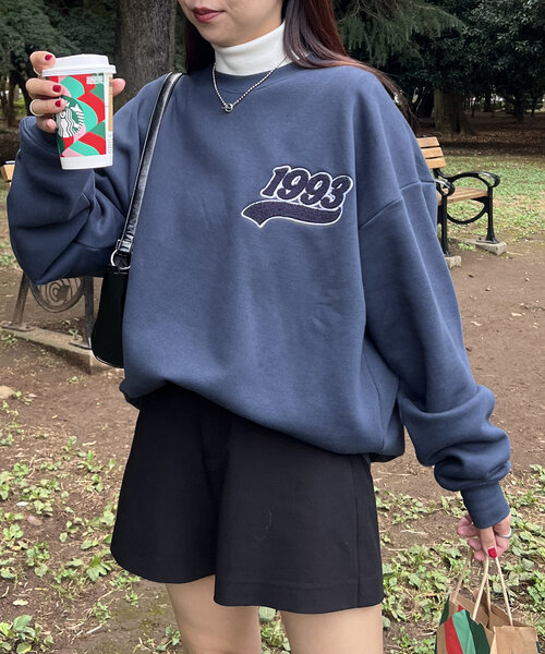 tシャツ 「ユニセックス」サガラワンポイント刺繍スウェット レディース メンズ