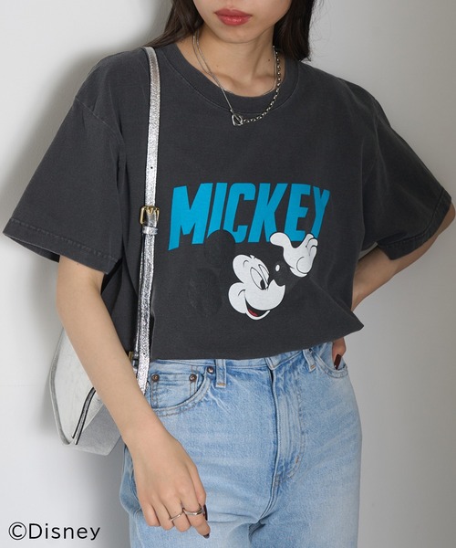 tシャツ 「GOOD ROCK SPEED」Disney / Mickey Mouse ミッキーマウス / Tシャツ レディース