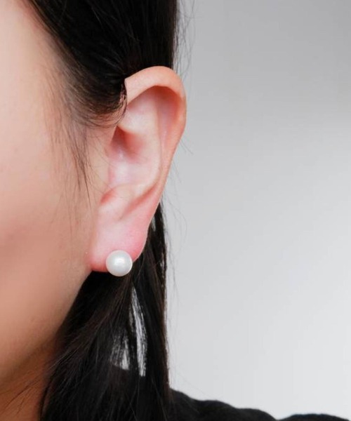 CERCA ピアス SARINOHANA/シンプルパールピアス/国産貝パール/14金