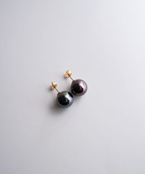 CERCA ピアス SARINOHANA/シンプルパールピアス/国産貝パール/14金