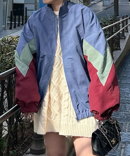 Alley Tokyo 配色切替ジャンパー Alley Tokyo 配色切替ジャンパー 【公式通販】