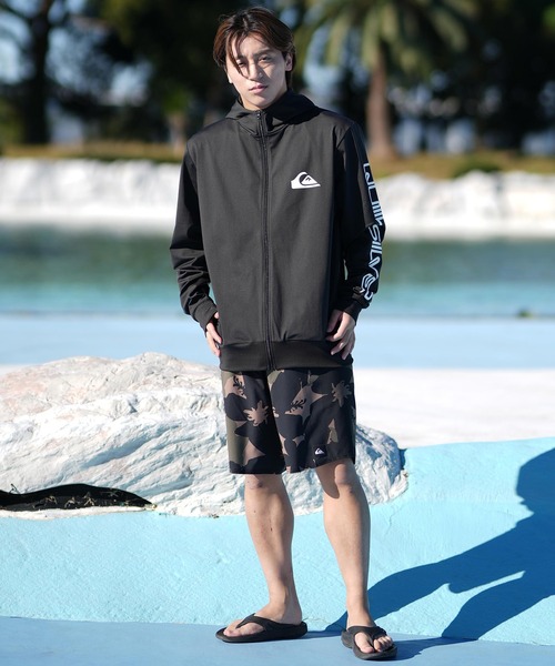 Quiksilver ラッシュガード QUIKSILVER/クイックシルバー 水着 ジップ