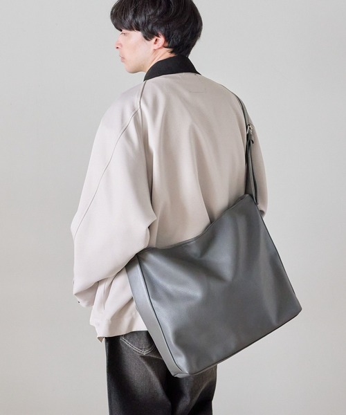 ショルダーバッグ フェイクレザーミドルショルダーバッグ2 / 289917 メンズ | LAKOLE | 02