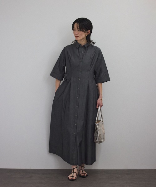 SALON adam et rope' ワンピース 「ZOZOTOWN限定」ハーフ