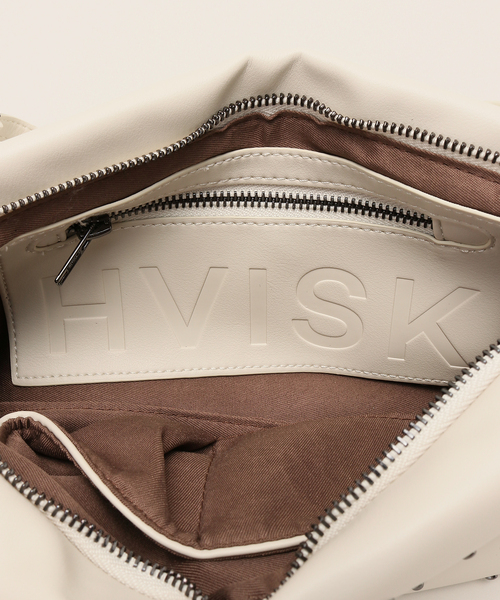HVISK ハンドバッグ HVISK/ ヴィスク GIL METAL STUDS BAG