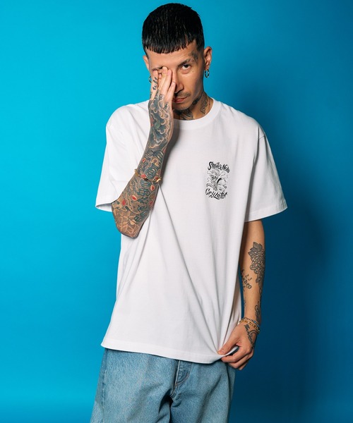 Subciety（サブサエティ） tシャツ Noh-mask two face tee メンズ