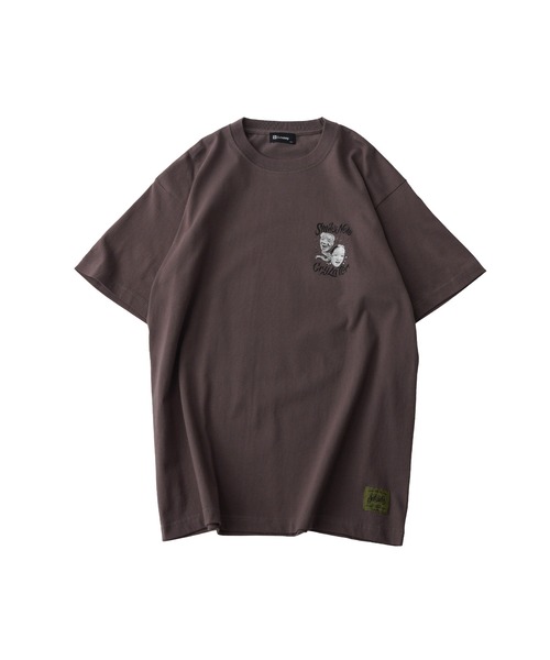 Subciety（サブサエティ） tシャツ Noh-mask two face tee メンズ
