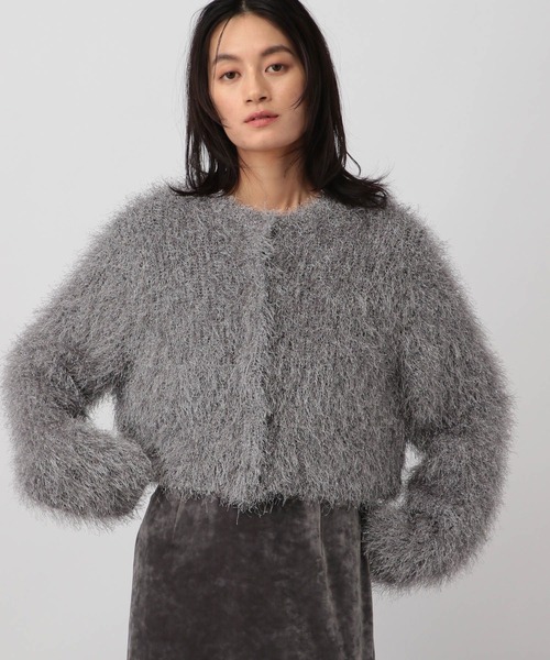 「A part by」 ニットカーディガン FREE ライトベージュ レディース_画像4