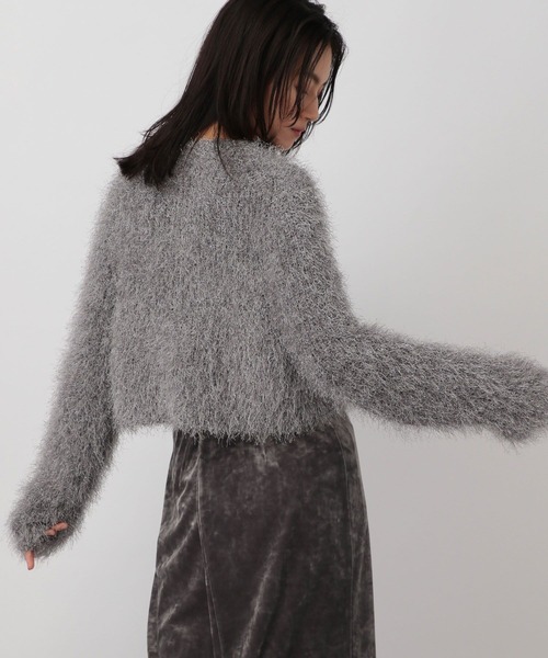 「A part by」 ニットカーディガン FREE ライトベージュ レディース_画像5