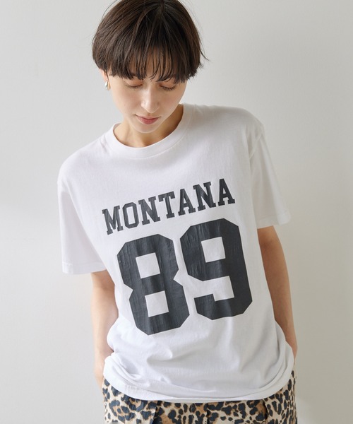 ひろ☆めい　ウィムガゼット　ナンバリングTシャツ　オフホワイト ウィムガゼット ナンバリングTシャツ オフホワイト