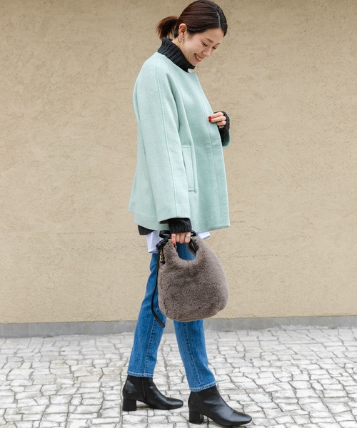 URBAN RESEARCH ノーカラーコート　ベージュ URBAN RESEARCH 「URBAN RESEARCH」 ノーカラーコート 38