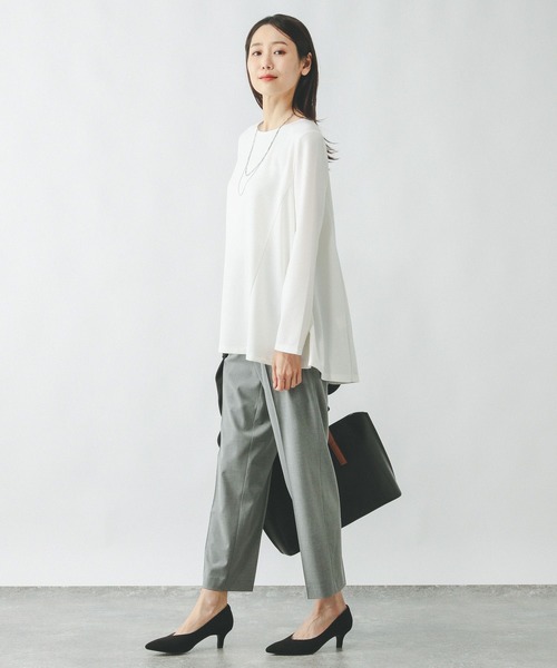 GLOBAL WORK（グローバルワーク） tシャツ なめらかタッチテントライン