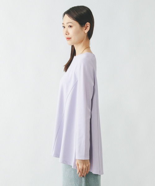 GLOBAL WORK（グローバルワーク） tシャツ なめらかタッチテントライン