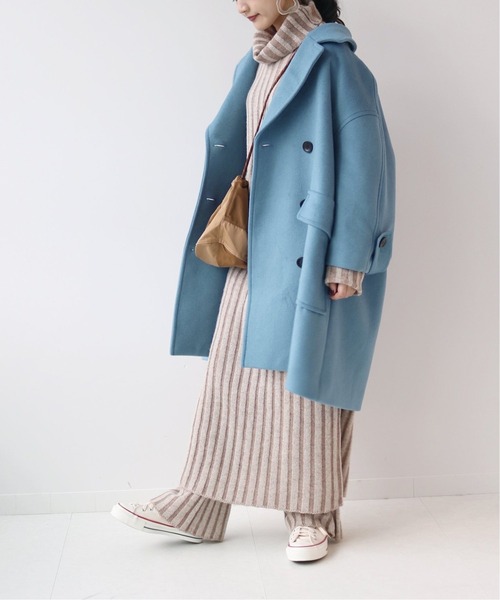 SLOBE citron.（スローブシトロン） チェスターコート 38 ブラウン