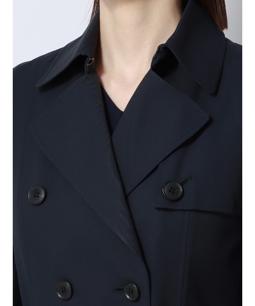 トレンチコート コート ロングトレンチコート 撥水 無地 キルティング