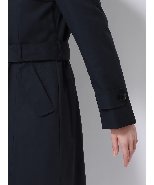 トレンチコート コート ロングトレンチコート 撥水 無地 キルティング