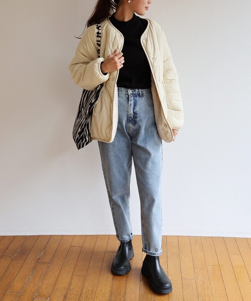 「andme」 ジャケット M ライトカーキ レディース_画像3