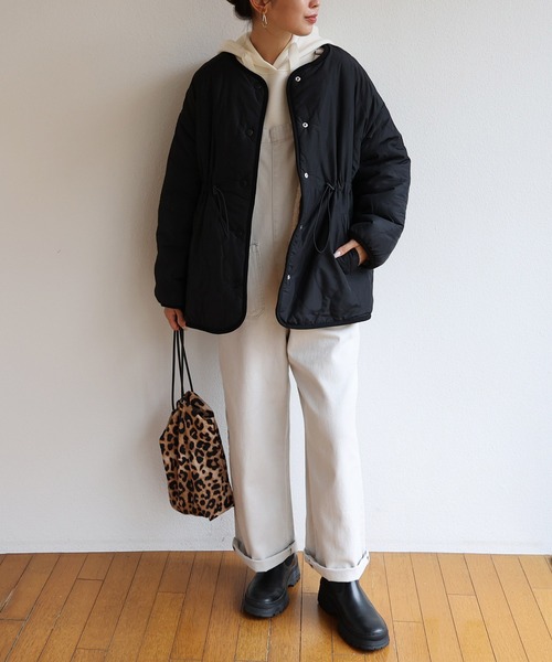 「andme」 ジャケット M ライトカーキ レディース_画像7