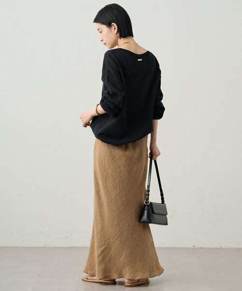 loungedress 新品スカート Loungedress スカート リネンマーメイドスカート : ZOZOTOWN