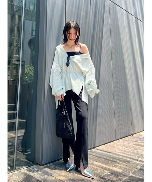 ブラウス シャツ バックスリットUVシャツ／UVカット・速乾・接触冷感 レディース FRAY I.D ブラウス シャツ バックスリットUVシャツ／UVカット