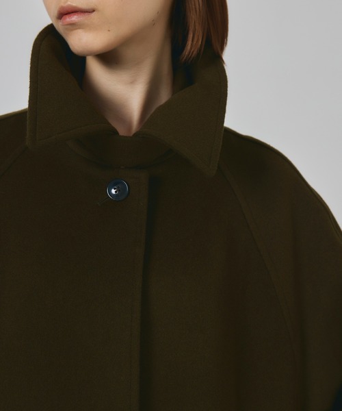 「NOISE MAKER」 ステンカラーコート 38 カーキ レディース_画像3