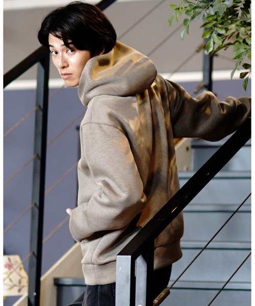 THE NORTH FACE ベージュ フード付きパーカー THE NORTH FACE 「THE FACE」 ジップアップパーカー X-LARGE
