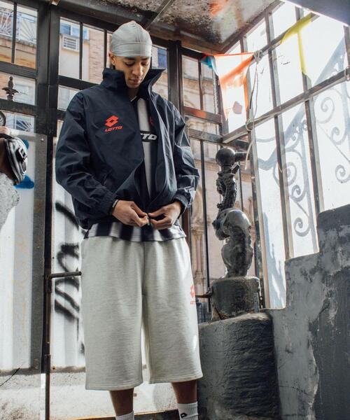 LOTTO ブルゾン アウター LOTTO LOGO NYLON BLOUSON メンズ : ZOZOTOWN