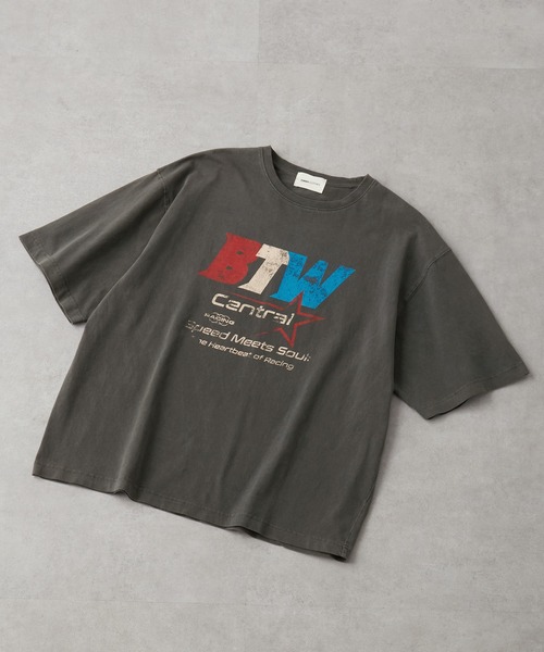 EMMA CLOTHES tシャツ ヴィンテージ加工 ピグメント エンボス