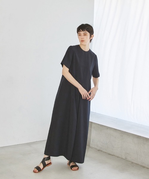 todayful ワンピース　38 TODAYFUL ガーゼギャザードレス バックオープンワンピース 38