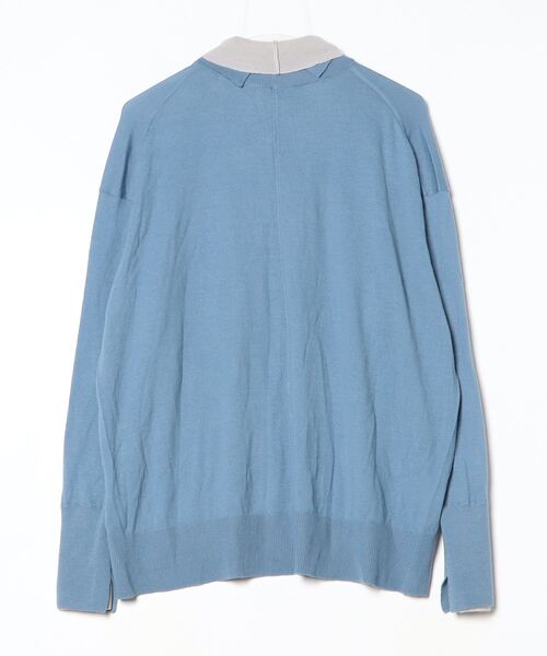「WRAPINKNOT」 タートルネックニット 0 ブルー レディース_画像2