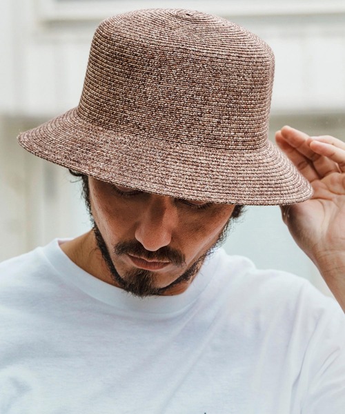 CAMBIO 帽子 ハット mko12885-Polyester Braid Bucket Hat