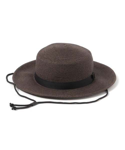 niko and…（ニコアンド） 帽子 ハット コード付きストローハット
