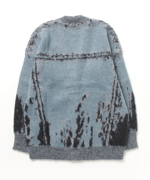 DIESEL（ディーゼル） ニットカーディガン X-SMALL ブルー系その他