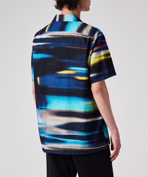 PS Paul Smith シャツ Motion Blur” オープンカラーシャツ