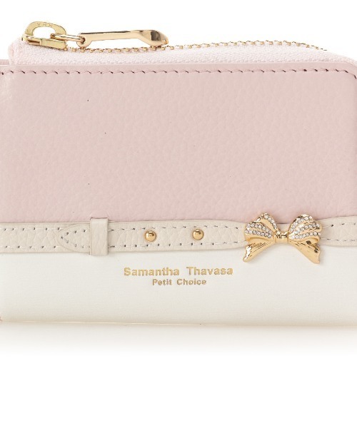 Samantha Thavasa Petit Choice キーケース ビジューリボンバイ