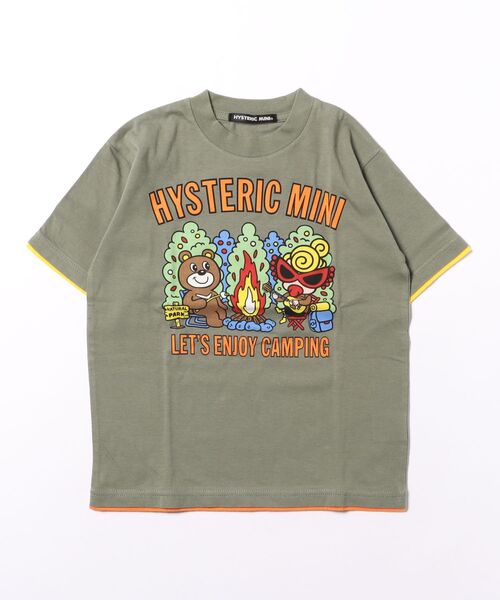 HYSTERIC MINI（ヒステリックミニ） tシャツ Hystericmini CAMP WITH