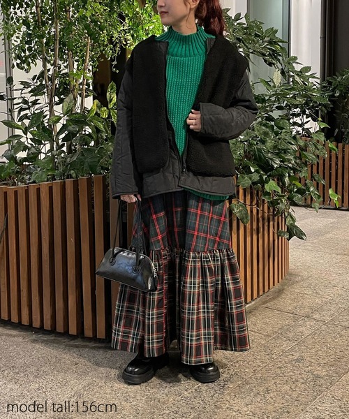 「AS KNOW AS PINKY」 ベスト FREE ベージュ レディース_画像4