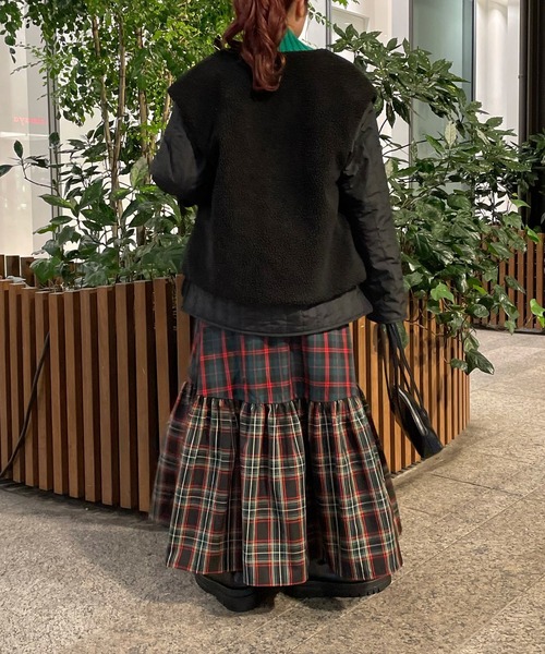 「AS KNOW AS PINKY」 ベスト FREE ベージュ レディース_画像5