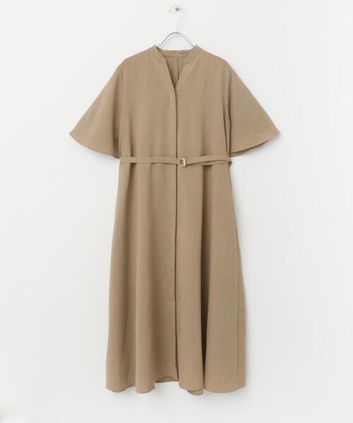 ワンピース ウォッシャブルフレアスリーブワンピース : ZOZOTOWN Yahoo