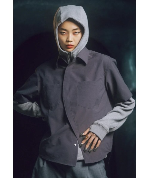 ブラウス シャツ PARANOID/パラノイド/Panel Line Shirt レディース メンズ