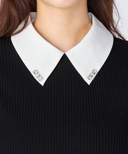 「LAISSE PASSE」 半袖ニット MEDIUM コーラル レディース LAISSE PASSE 「LAISSE PASSE」 半袖ニット MEDIUM コーラル